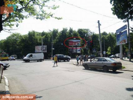 Билборд A в Ивано-Франковске Галицька вул. - Василіянок (Панфіловців), верхній фото 1