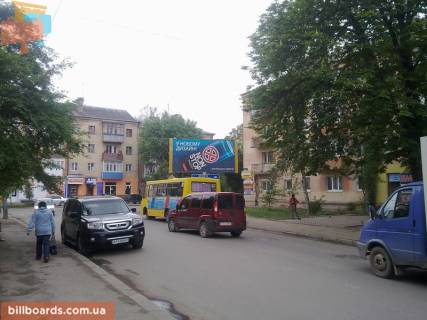 Билборд A в Ивано-Франковске Довга вул. - Бельведерська (Московська) вул. фото 1
