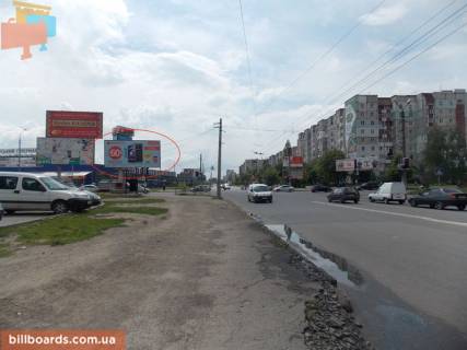 Билборд B в Ивано-Франковске Івасюка вул. - Івана-Павла II вул. (колиш. Будівельників вул.) фото 1
