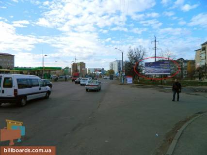 Билборд A в Ивано-Франковске Довженка вул. - Сухомлинського вул. фото 1