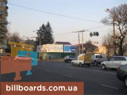 Билборд A в Ивано-Франковске Привокзальна вул. - Вовчинецька (Гагаріна) вул., лівий фото 1