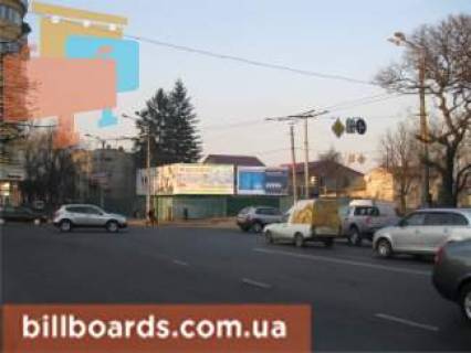 Билборд A в Ивано-Франковске Привокзальна вул. - Вовчинецька (Гагаріна) вул., правий фото 1