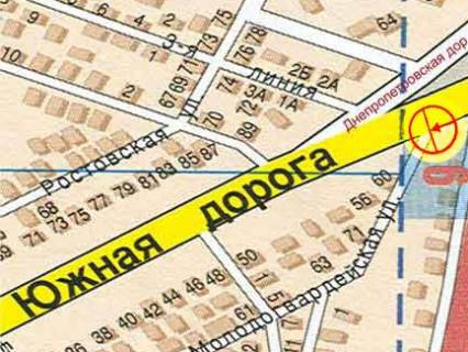 Билборд + в Одессе, 3x6  Південна дорога - Ярошевської вул., Крижанівка, (1), в центр схема