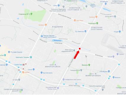 Призма A в Харькове Гвардійців Широнінців вул. - вул. Бучми (Уборевича), навпроти АЗС "Окко", з центру - 188702 схема