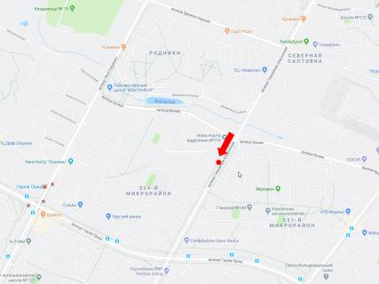 Билборд A в Харькове Гвардійців Широнінців вул., 81, в центр схема