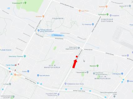 Білборд, Бігборд (Борд)  B у Харкові Гвардійців Широнінців вул., 81, з центру схема