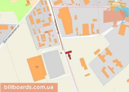 Билборд A в Харькове Гагарина пр., 352 схема