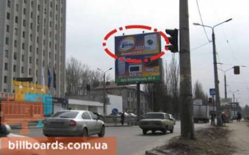 Билборд A в Харькове Соборності України вул. (Дружби Народів) . - Гвардійців-Широнінців вул., верхній фото 1
