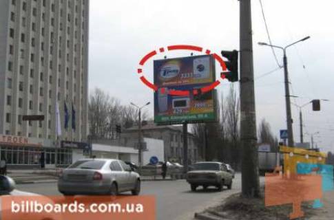 Билборд A в Харькове Соборності України вул. (Дружби Народів) . - Гвардійців-Широнінців вул., нижній фото 1
