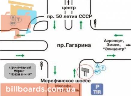 Призматрон, Призма A у Харкові Мерефянское шосе, 13 - 133342 схема