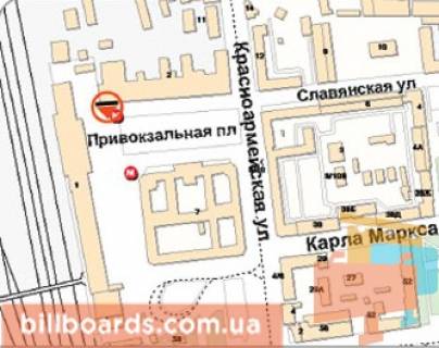 Призма A в Харькове Привокзальна пл., ст. м. Вокзальна (кол. Південний вокзал), права - 155118 схема