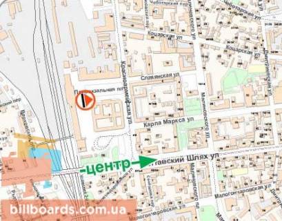 Призма A в Харькове Привокзальна пл., ст. м. Вокзальна (кол. Південний вокзал), права - 155134 схема