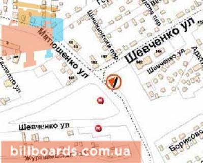 Призма A в Харькове Мойсеївська вул. / Шевченко вул. с / м. "Рост", з центру - 155092 схема