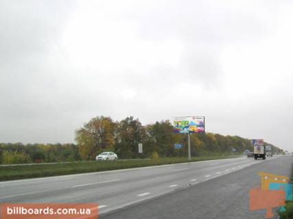 Білборд, Бігборд (Борд)  A у Харкові просп. Героїв Харкова (Московський)., Ростовська траса, АЗС "OKKO", виїзд з міста Фото 1