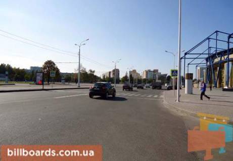 Ситилайт  в Харькове Плехановская ул., стадион "Металлист", остановка фото 1