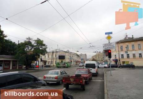 Ситилайт  в Харькове просп. Героїв Харкова (Московський). / Фейербаха пер., из центра фото 1