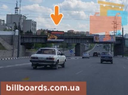 Билборд B в Харькове просп. Аерокосмічний (Гагаріна)., 127, міст, з центру фото 1