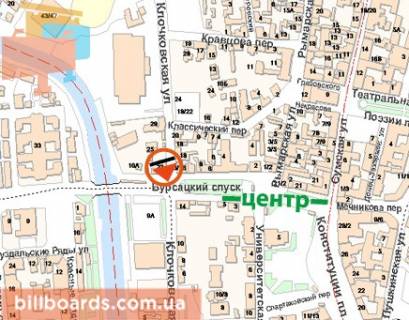 Призма B в Харькове Клочковская ул., 23 / Бурсацкий спуск, из центра - 155356 схема