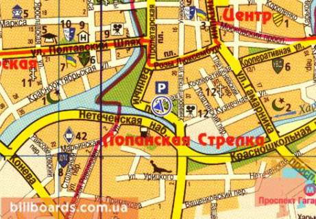 Скроллер A в Харькове, 2.3x3.14  Рибна пл. - Банний пров. - 480232 схема