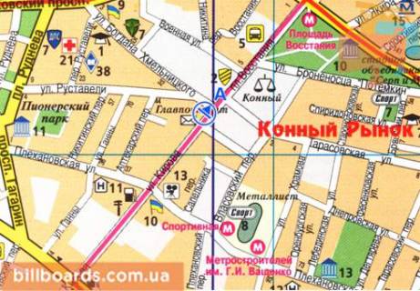 Скроллер A в Харькове, 2.3x3.14  Молочна вул. (Кірова (Основ’янський р-н. (Червонозаводський р-н)) вул.) - Руставелі вул. - 480235 схема