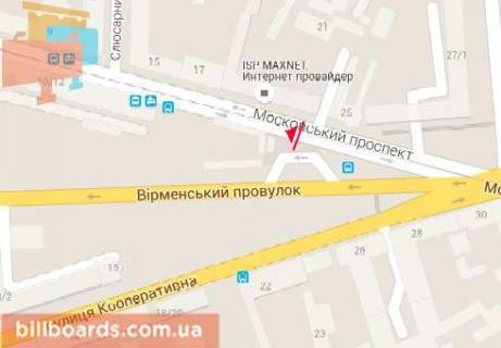Скролер, Скрол A у Харкові, 2.3x3.14  Героїв Харкова просп. (Московський просп.) - Вірменський пров. - 480243 схема