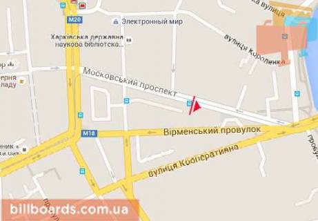 Скроллер B в Харькове, 2.3x3.14  Героїв Харкова просп. (Московський просп.), 10 - 480222 схема