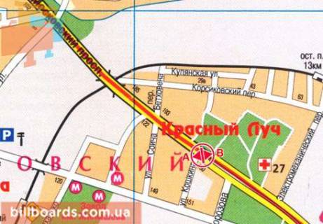 Призматрон, Призма  у Харкові Московский пр., 128 / Кошкина ул., из центра - 111726 схема