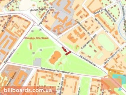 Призма A в Харькове просп. Героїв Харкова (Московський)., 94, из центра, левая - 135695 схема
