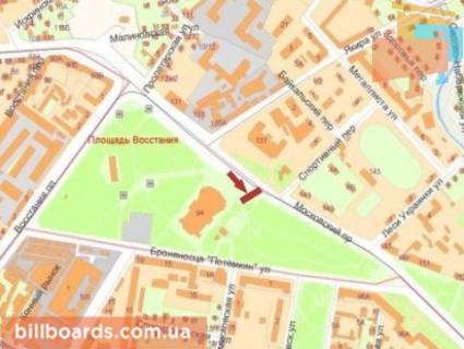 Призма A в Харькове просп. Героїв Харкова (Московський)., 94, из центра, левая - 135696 схема