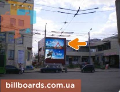 Билборд A в Харькове просп. Ювілейний (П'ятдесятиріччя ВЛКСМ ) / Салтівське шосе, з центру, верхній фото 1