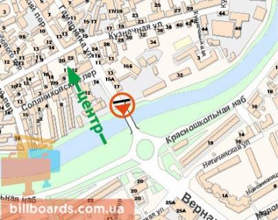 Prismatron, Prism A in Kharkiv Podil's'kij prov. (kolis. Gamarnika st.), 17, v centr - 155450 scheme