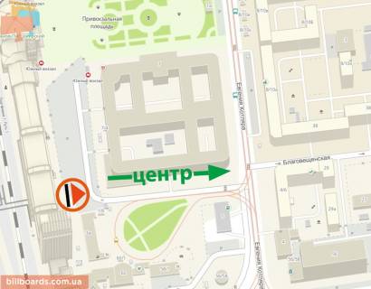 Призма A в Харькове Привокзальна пл., ст. м. Вокзальна (кол. Південний вокзал), ліва - 155471 схема
