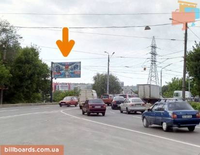 Билборд B в Харькове Мойсеївська вул. / Веринська вул., в центр фото 1