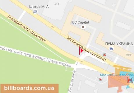 Призма  в Харькове Московский пр., 199 Д - Плехановская ул. - 163081 схема