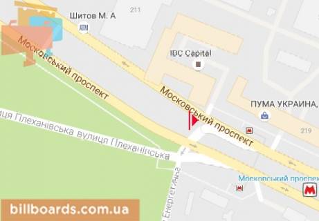 Призма A в Харькове, 3x6  Героїв Харкова просп. (Московський просп.), 199д - Плехановська вул. - 480166 схема