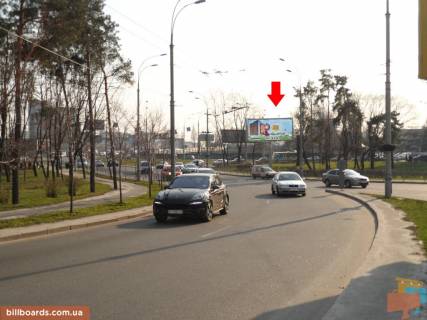 Билборд B в Киеве Броварський пр., 100м (Будівельників / Малишка) фото 1