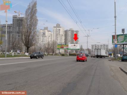 Билборд A в Киеве Полярная ул. / Богатырская ул., правая фото 1