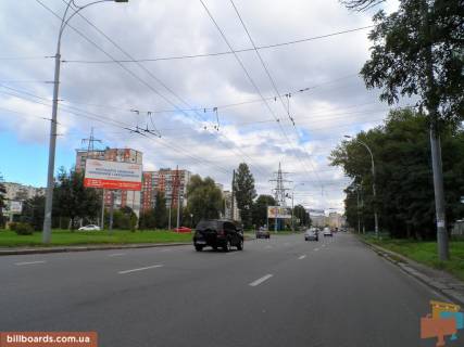 Билборд A в Киеве Правды пр. / Порика пр. (клумба) фото 1