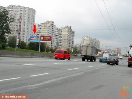 Билборд B в Киеве Палладіна пр. - просп. Берестейський (Перемоги)., лівий фото 1