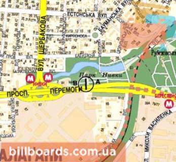 Prismatron, Prism A in Kyiv Peremogi av., park "Nivki", liva - 131398 scheme