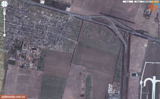 Билборд A в Киеве Траса Київ-Бориспіль, поворот до а / п Бориспіль схема
