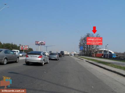 Билборд A в Киеве Броварський пр., 350 м від ст.м. "Лісова" фото 1