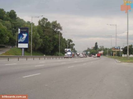 Бэклайт B в Киеве Надднепрянское шоссе - Выдубицкая ул., в сторону моста Патона, в центр фото 1
