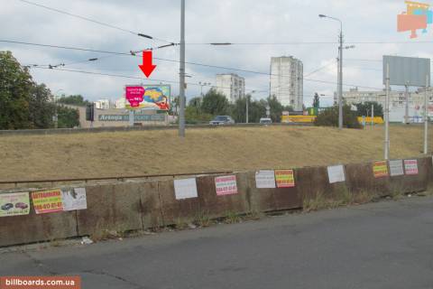 Билборд B в Киеве Курбаса пр. - Покотила вул. (колиш. Картвелішвілі вул.) фото 1