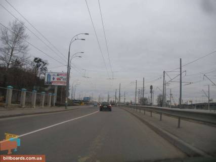 Билборд B в Киеве Залізничне шосе, біля ст. ж / д "Видубичі", в сторону Столичного шосе фото 1