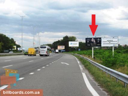 Білборд, Бігборд (Борд)  A у Києві Бориспільська траса в аеропорт "Бориспіль" 26 км +160 м, лівий (с. Щасливе, супермаркет АТБ) Фото 1