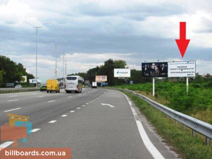 Білборд, Бігборд (Борд)  A у Києві Бориспільська траса в аеропорт "Бориспіль" 26 км +160 м, правий (с. Щасливе, супермаркет АТБ) Фото 1