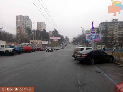 Билборд A в Киеве Чорнобильська вул., 16, навпроти - Ірпінська вул., в сторону просп. Берестейський (Перемоги) фото 1