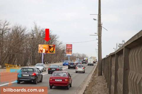 Билборд  в Киеве Броварской пр., ресторан "Млин", в сторону ст.м. "Левобережная" фото 1