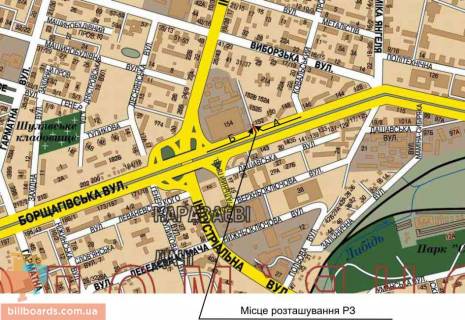 Призма  в Киеве Борщаговская ул., 152, перед ТРЦ "Аркадия" - 94183 схема